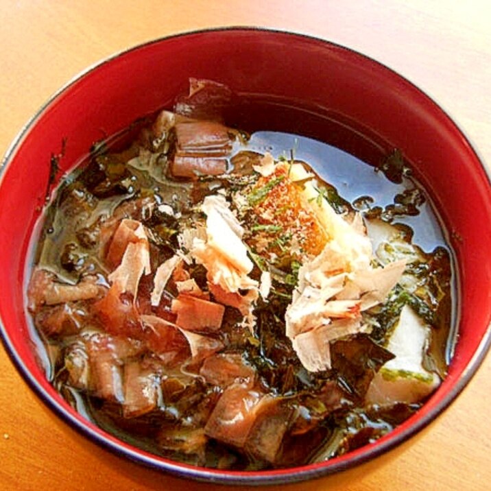 郷土お雑煮♪千葉県「はば」海苔かけ